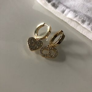 Authentic Dior Clair D Lune Earrings